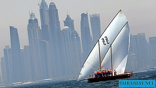 الجفال للإبحار سباق القوارب 2018 ، دبي ، الإمارات العربية المتحدة