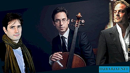Konsert för den franska trioen Le Trio des Arts, Dubai, Förenade Arabemiraten