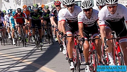 سباق الدراجات جولة الإمارات 2019 ، دبي ، الإمارات العربية المتحدة