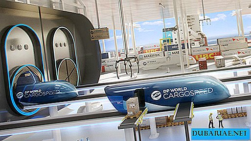 O trem-bala entregará mercadorias aos Emirados Árabes Unidos a uma velocidade de 1200 km / h