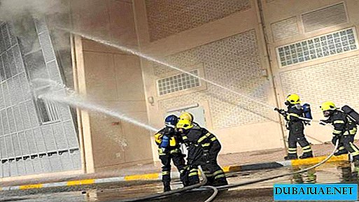 تسبب الحريق في تشريد 200 عامل في أبوظبي