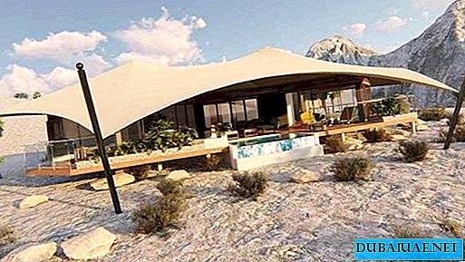 Luxe kamp op de hoogste berg van de VAE begint in 2020 met werken