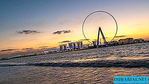 Roda gigante do olho do Dubai funcionará em 2020