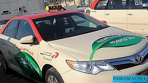 Im Dubai Taxi Park wurden über 500 Hybridautos aufgefüllt