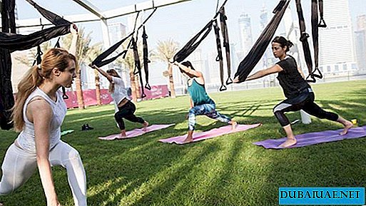Until the end of this year, free yoga sessions will be held in Dubai.