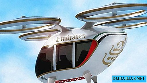 Os drones da Emirates levam os passageiros ao aeroporto de qualquer lugar em Dubai