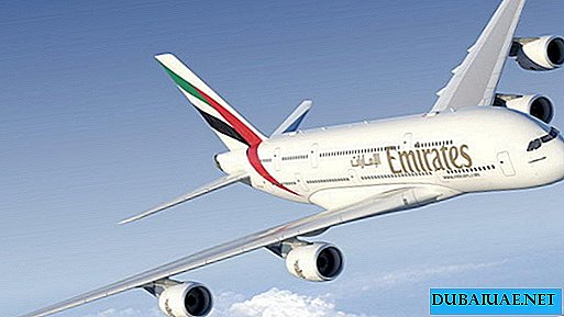 Emirates levererar A380 flygplan till Muscat