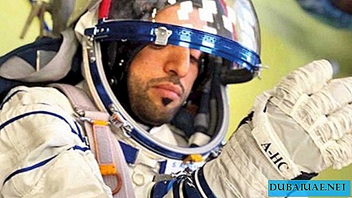 Emirate astronauts first tried on their spacesuits