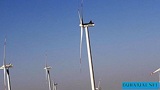 UAE citizen built a wind generator in the courtyard of his house