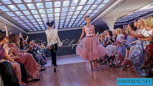 Samlingar av ryska designers visade på Arab Fashion Week i Dubai