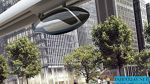 Futuristische Passagierkapseln werden über Dubais Straßen fliegen