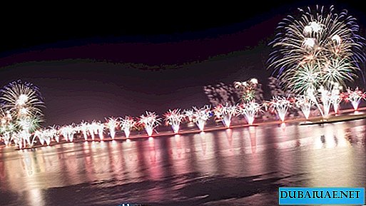 アラブ首長国連邦の新年の花火はギネス記録を更新