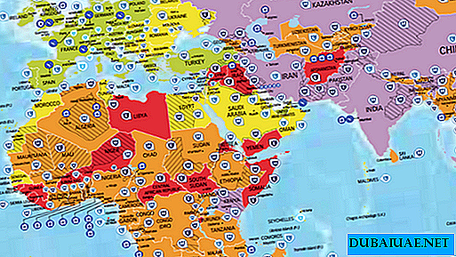 EAU golpeó el mapa de los países más seguros