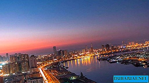 Bygning af belysning hjælper med at reducere kriminalitet i et Forenede Arabiske Emirater