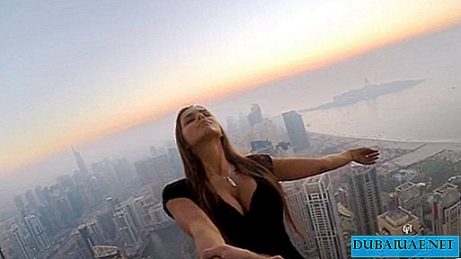 Victoria Odintsova, que estrelou um vídeo no telhado de um arranha-céu, vai voltar a Dubai