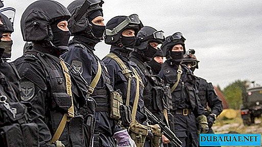 Les forces spéciales des gardes russes marquent à Dubaï