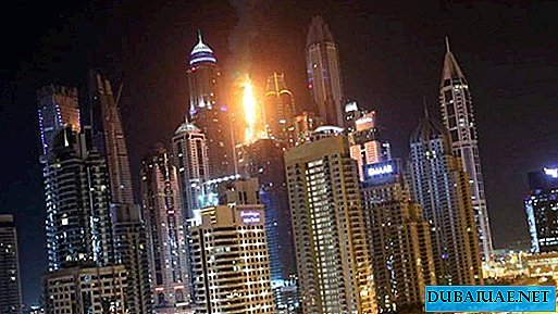 حددت شرطة دبي سبب الحريق في برج الشعلة