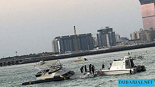 Um iate com russos afundou na costa de Dubai