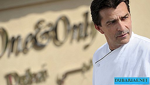 Michelin-starred chef serving dinner at Dubai resort