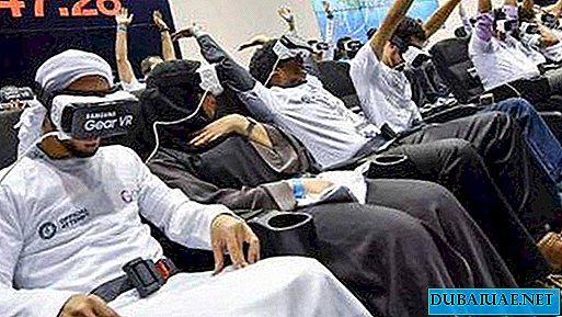 In Dubai vestigde een virtuele wereldachtbaan een nieuw wereldrecord