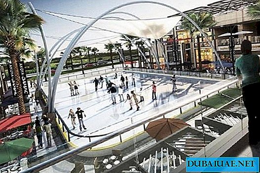 In Dubai, they are going to build an outdoor skating rink