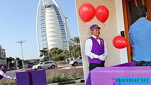 En Dubai, el Día de San Valentín se ofreció a entregarse en cajas.