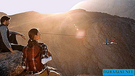 V ZAE so odprli najdaljšo atrakcijo zipline na svetu