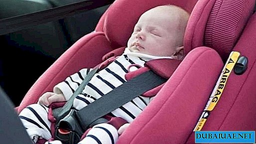 The first child car seats with airbags went on sale in the UAE