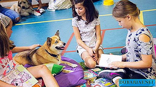 Dog reading programs appear in Dubai schools