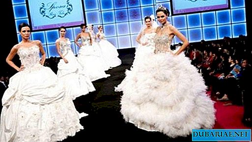 في عاصمة دولة الإمارات العربية المتحدة سوف تظهر فساتين الزفاف العصرية