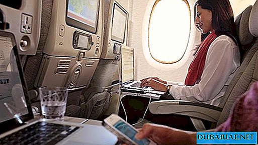 UAE Airlines distribuerer Wi-Fi over Nordpolen
