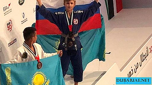 Young Russian wins gold at UAE jiu-jitsu tournament